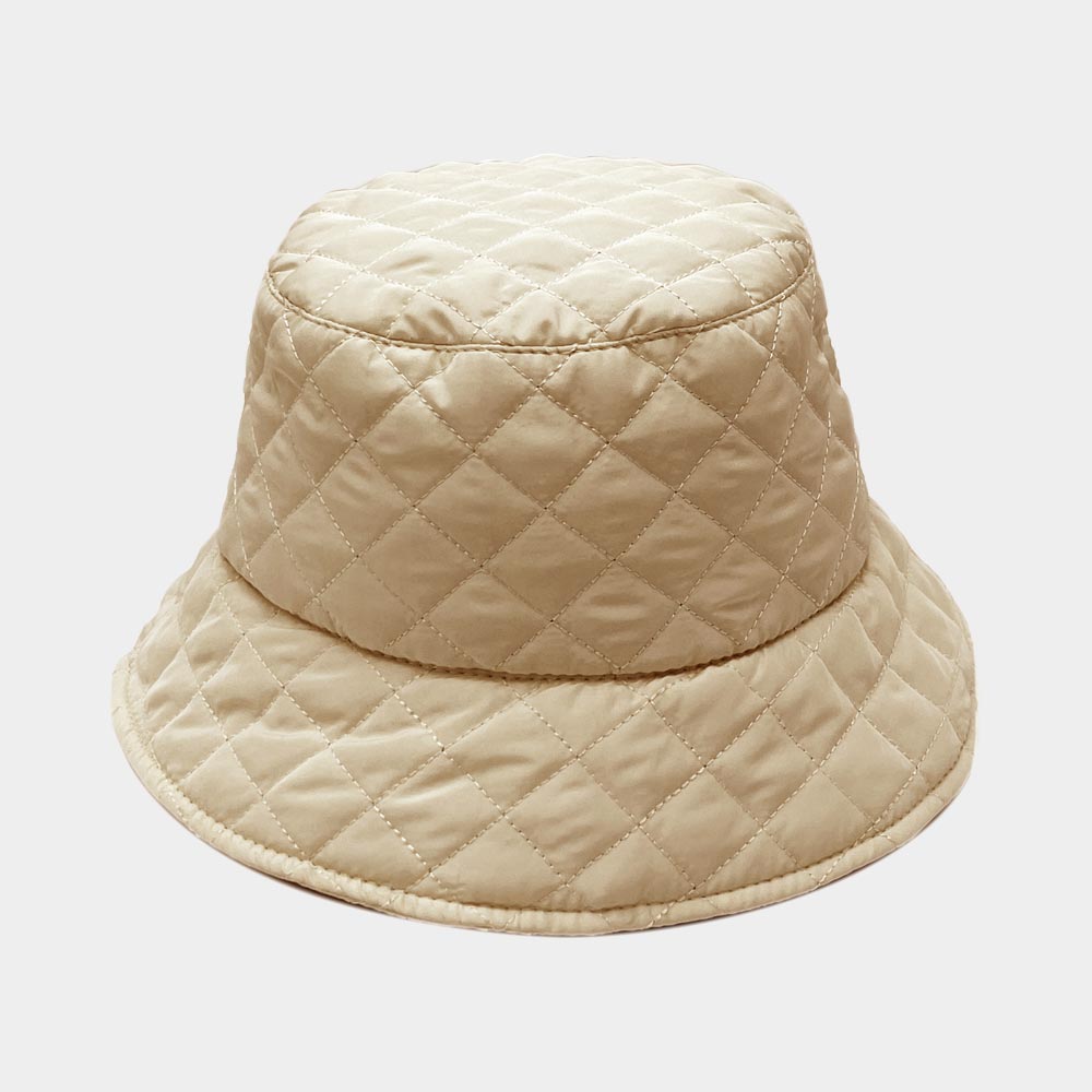 HATEGORY Quilted Padding Bucket Hat