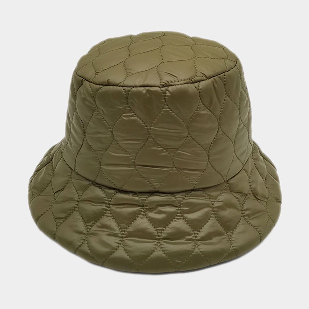 HATEGORY Wave Padded Puffer Bucket Hat