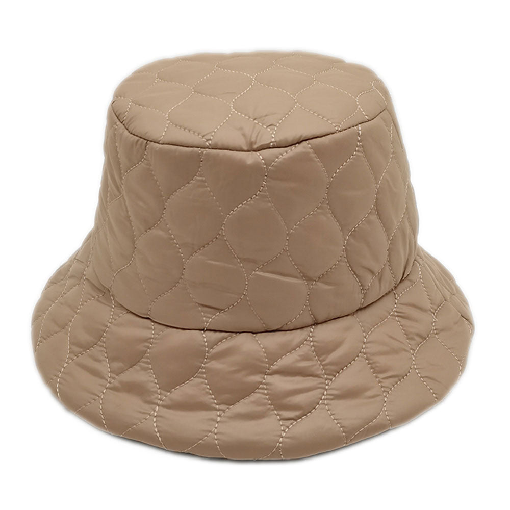 HATEGORY Wave Padded Puffer Bucket Hat