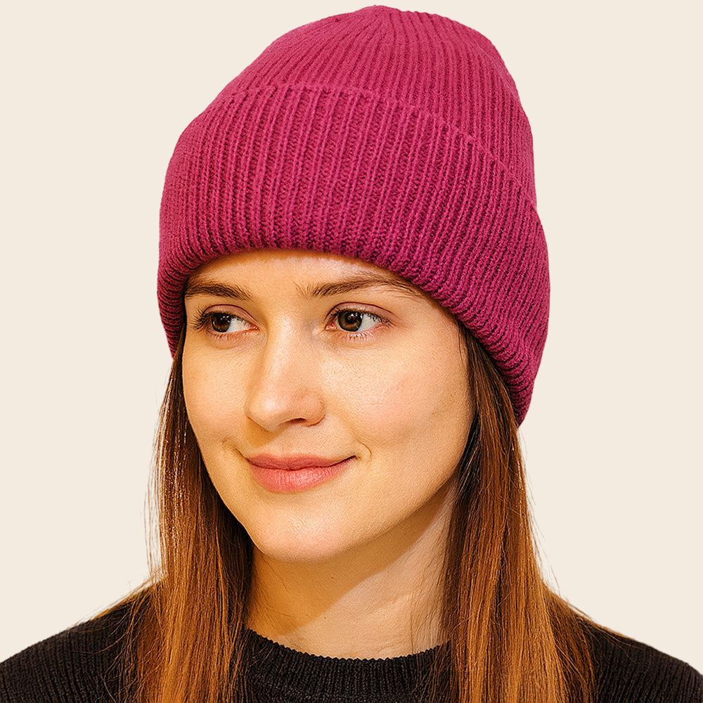 HATEGORY Classic Warm Knit Winter Beanie Hat