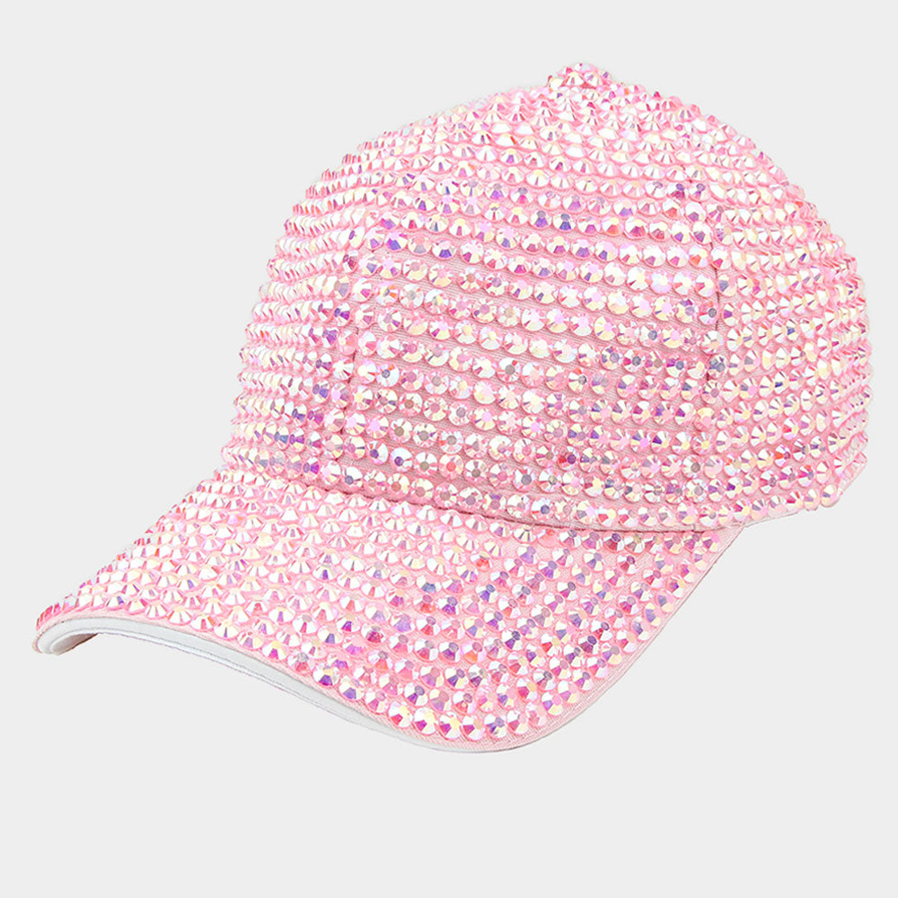 HATEGORY Stone Embellished Baseball Cap