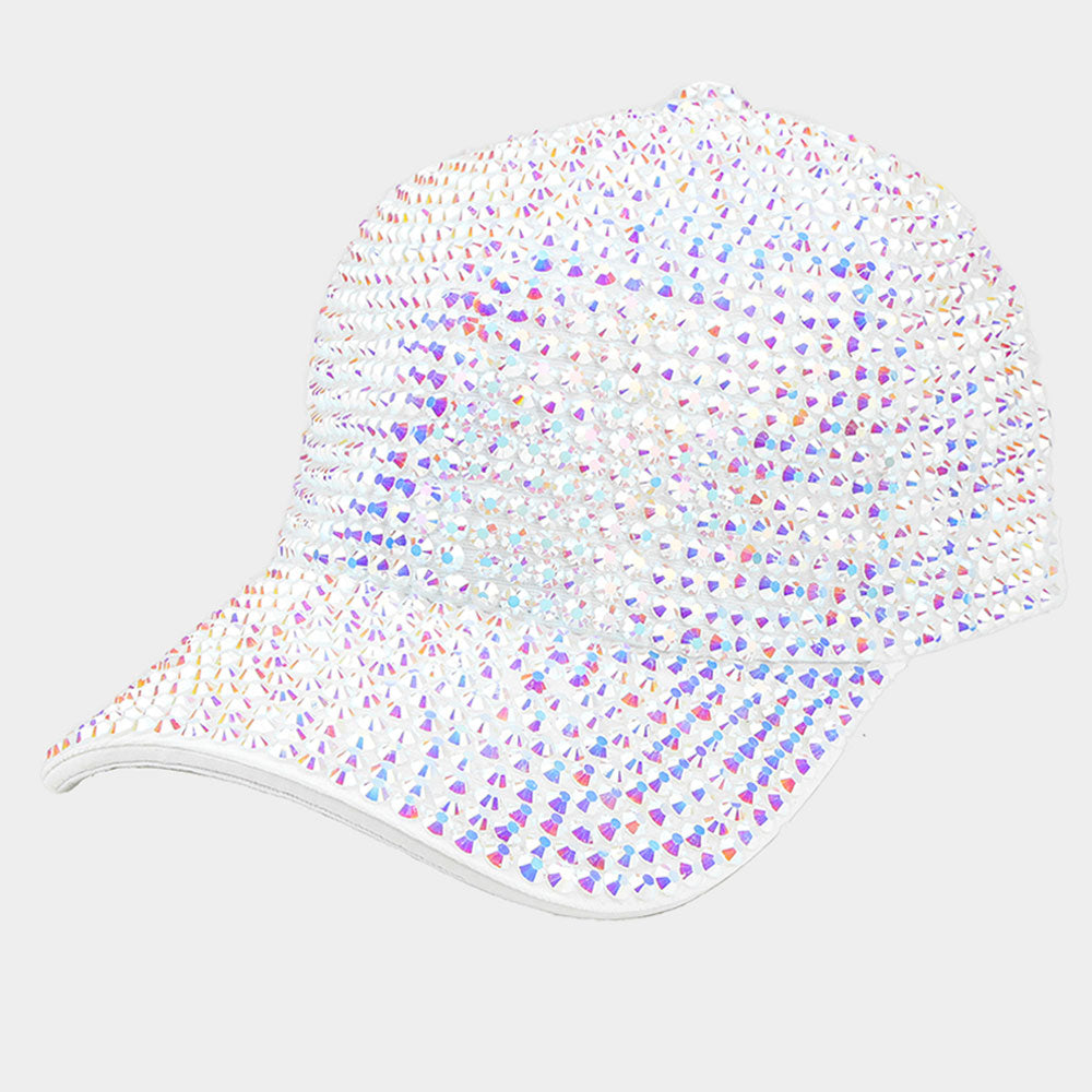 HATEGORY Stone Embellished Baseball Cap