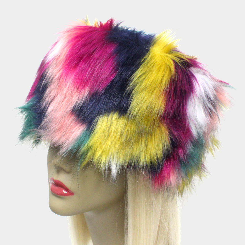 HATEGORY Faux Fur Russian Style Hat