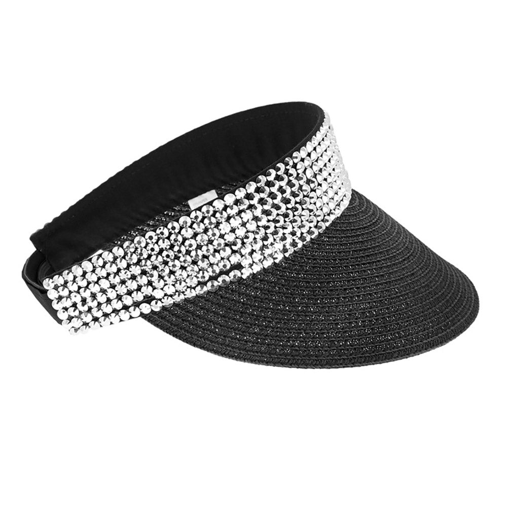 HATEGORY Bling Studded Visor Hat