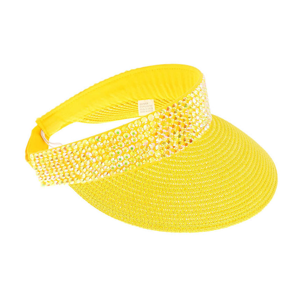 HATEGORY Bling Studded Visor Hat