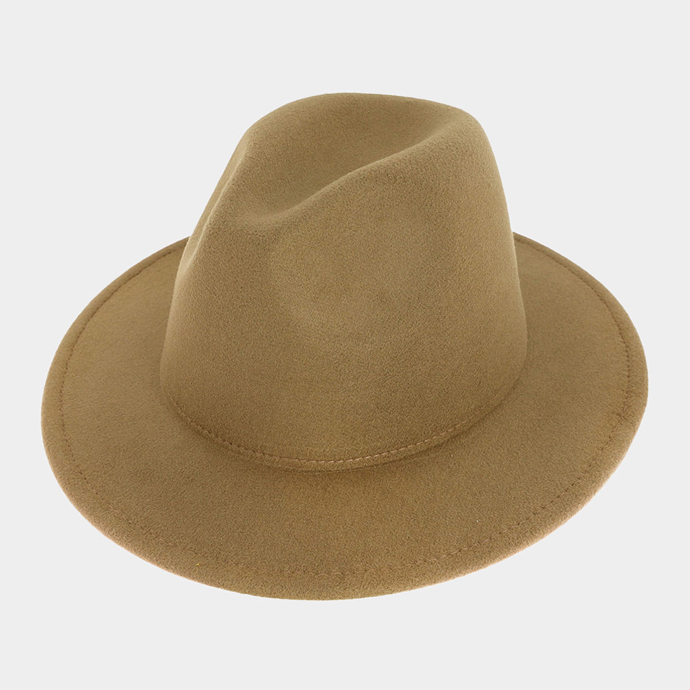 HATEGORY Solid Panama Hat