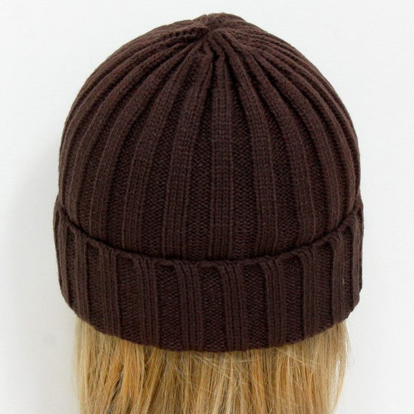 HATEGORY Striped Acrylic Beanie