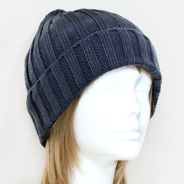 HATEGORY Striped Acrylic Beanie