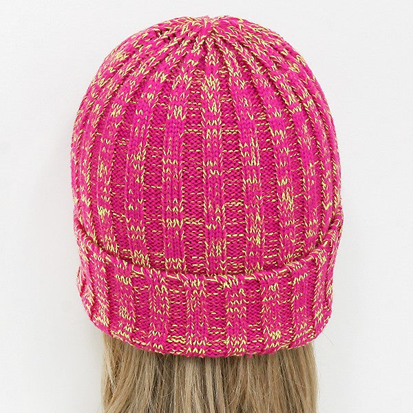 HATEGORY Acrylic Linear Weave Beanie