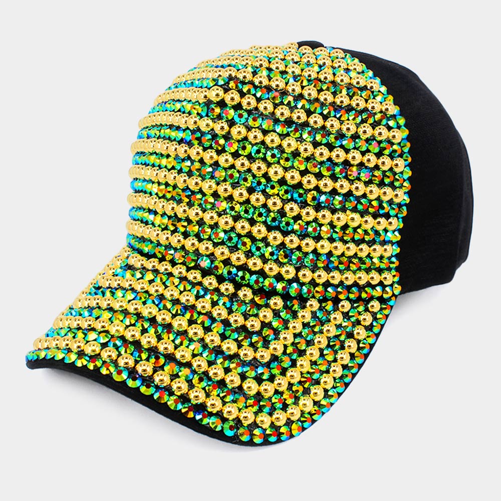 HATEGORY Bling Studded Baseball Cap