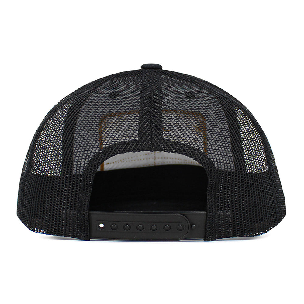 HATEGORY Whiskey and Country Music Message Mesh Back Baseball Cap
