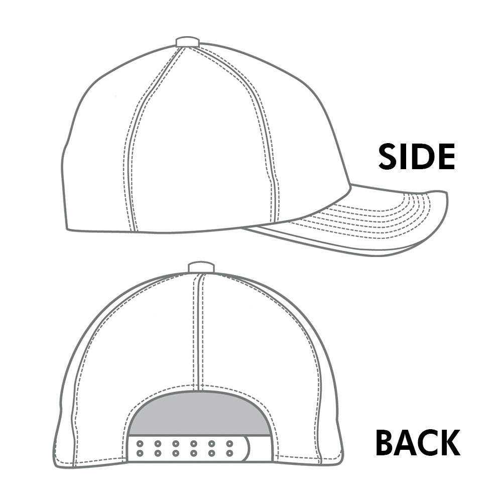 HATEGORY Wavy Pearl Studded Baseball Cap