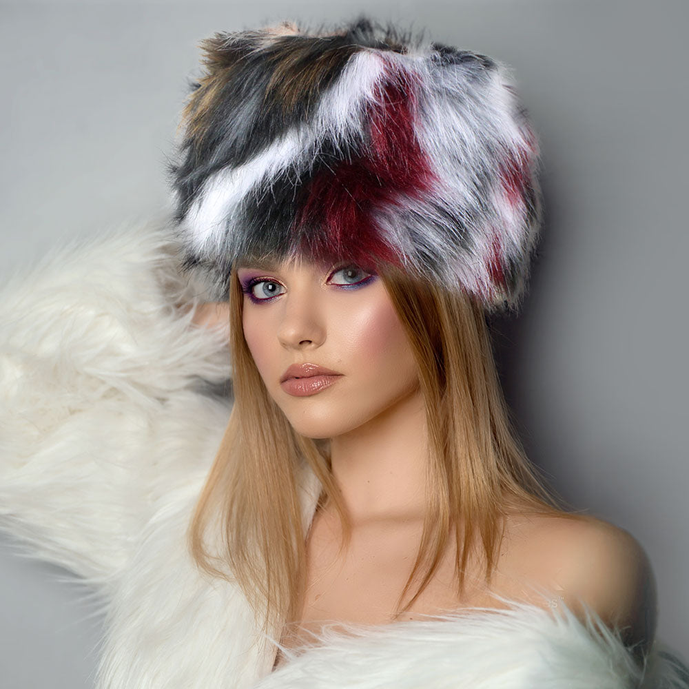 HATEGORY Faux Fur Bucket Hat