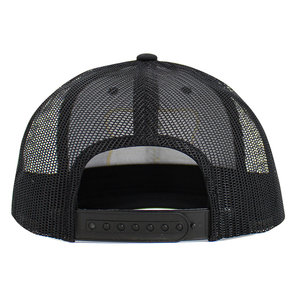 HATEGORY The River Time Patch Pointed Mesh Back Hat
