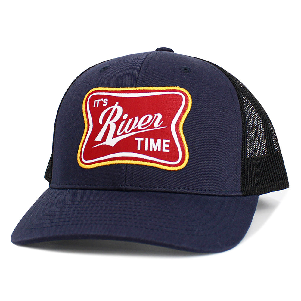 HATEGORY The River Time Patch Pointed Mesh Back Hat