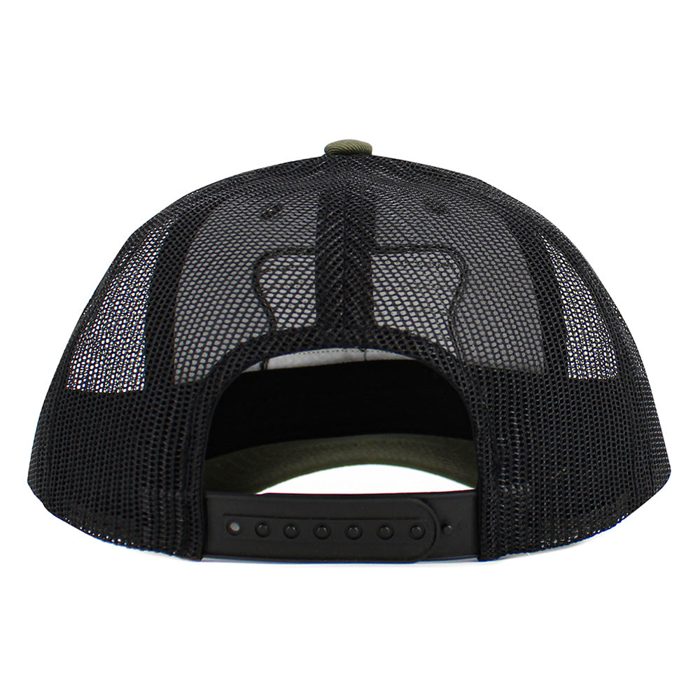 HATEGORY The River Time Patch Pointed Mesh Back Hat