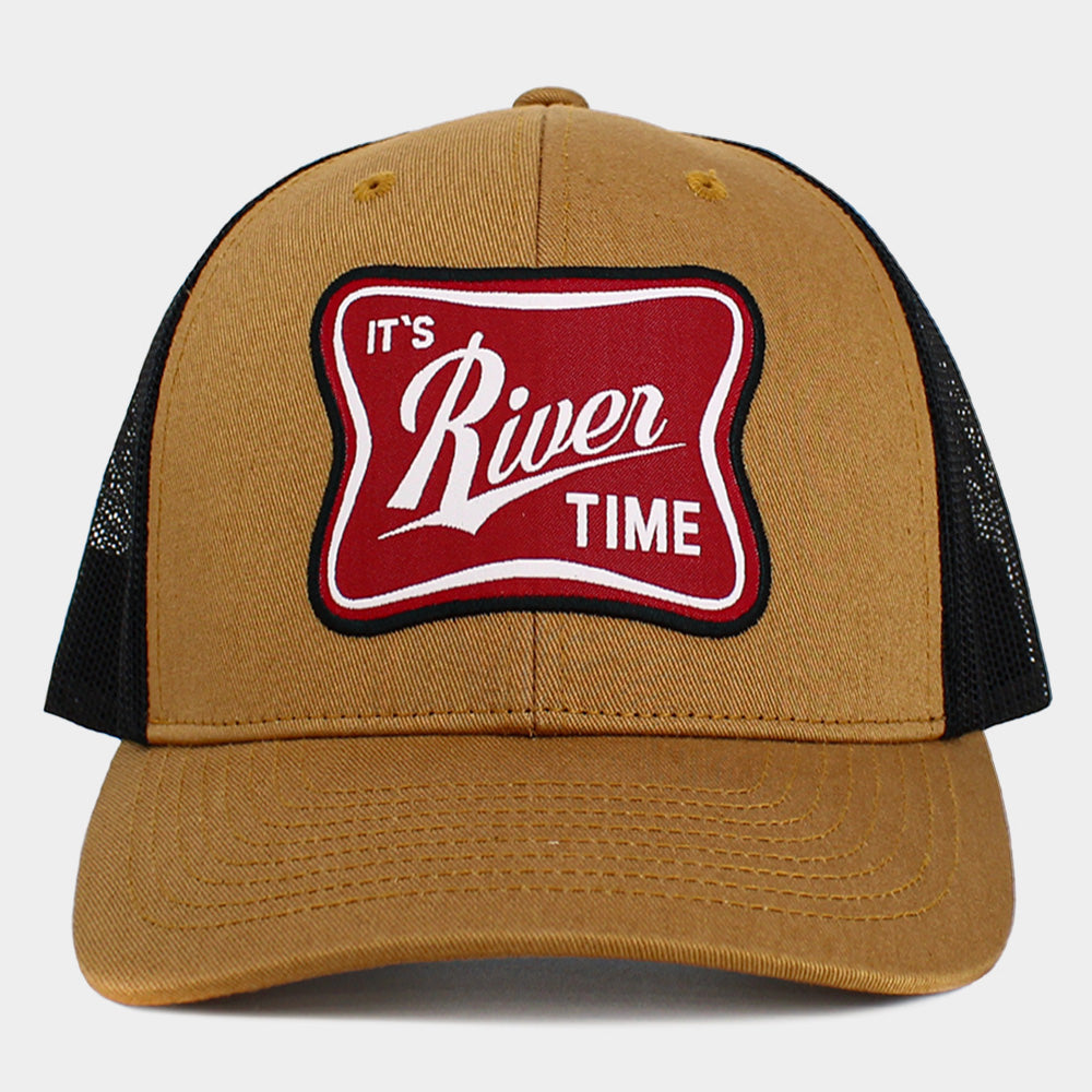 HATEGORY The River Time Patch Pointed Mesh Back Hat