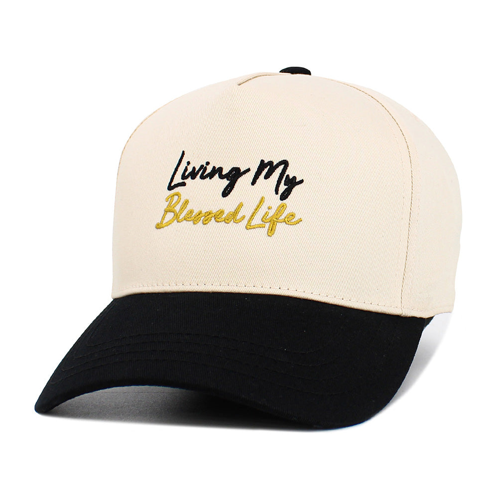 HATEGORY LIVING MY BLESSED LIFE Embroidered Baseball Cap