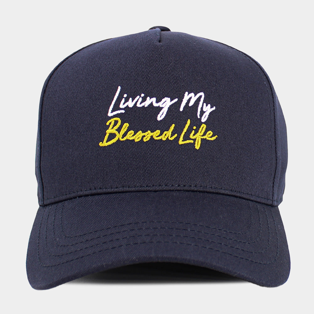 HATEGORY LIVING MY BLESSED LIFE Embroidered Baseball Cap