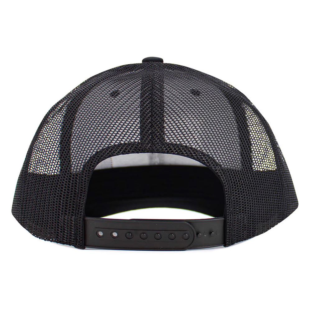 HATEGORY American USA Flag Patch Pointed Mesh Back Trucker Hat