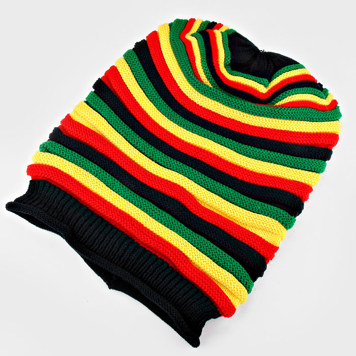 HATEGORY Jamaican Knit Beanie Hat