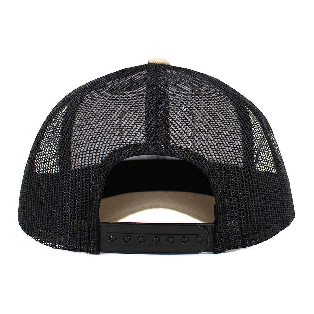 HATEGORY RODEO Steer Head Patch Pointed Mesh Back Trucker Hat