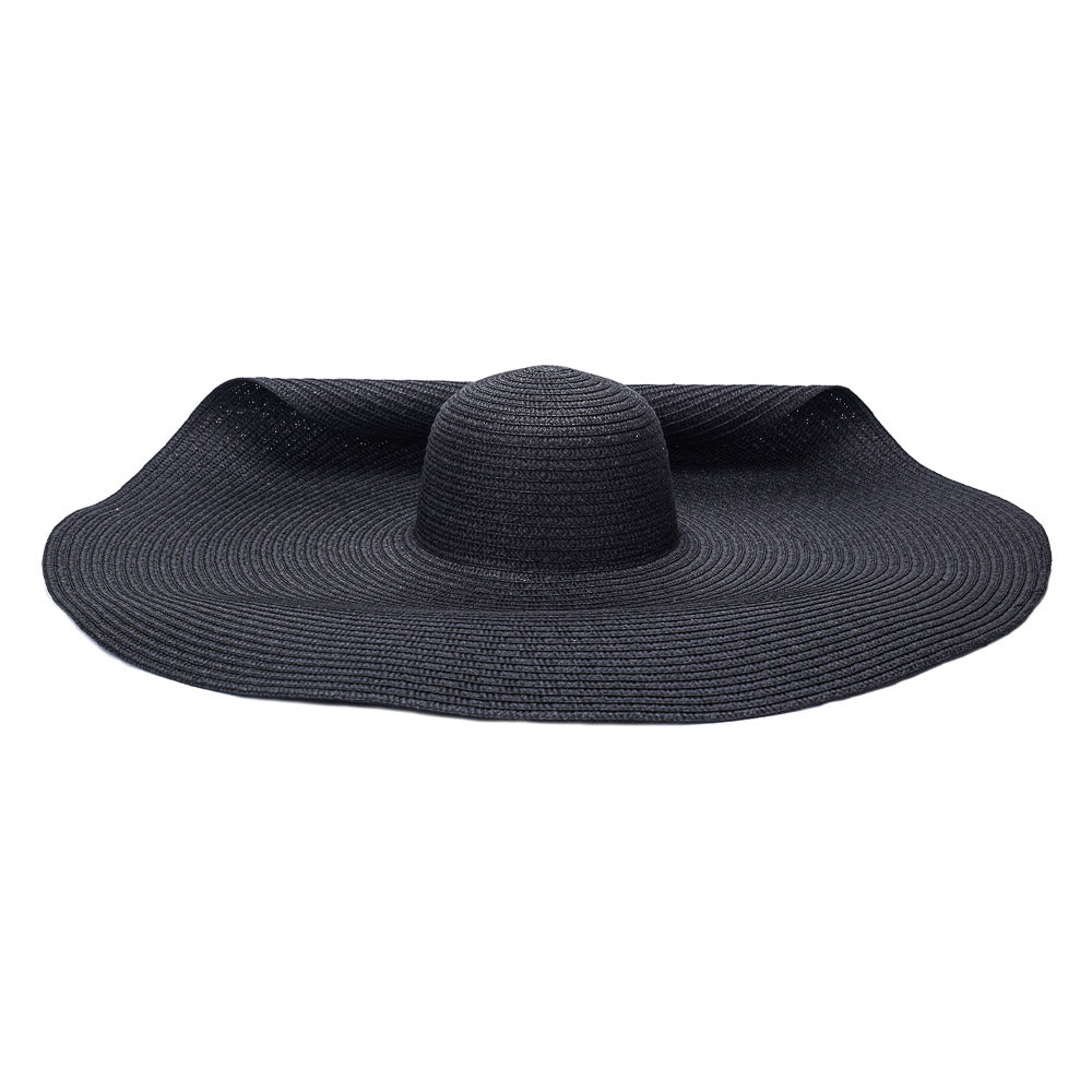 HATEGORY Solid Straw Sun Hat