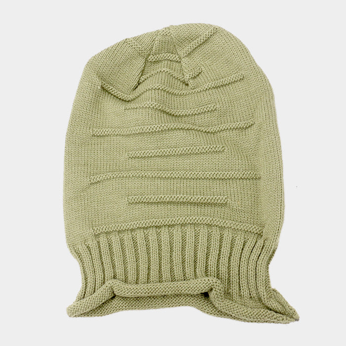 HATEGORY Solid Knit Beanie Hat