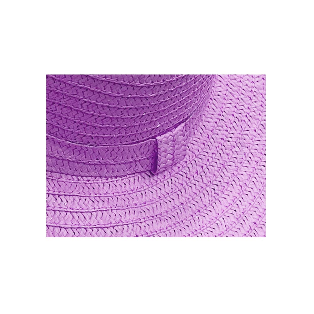 HATEGORY Open Weave Wide Brim Straw Sun Hat