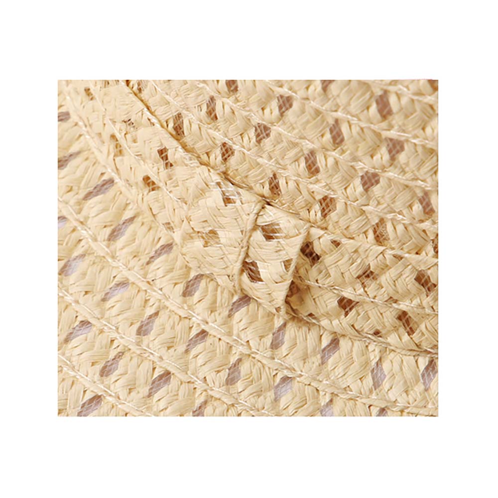 HATEGORY Cut Out Straw Sun Hat
