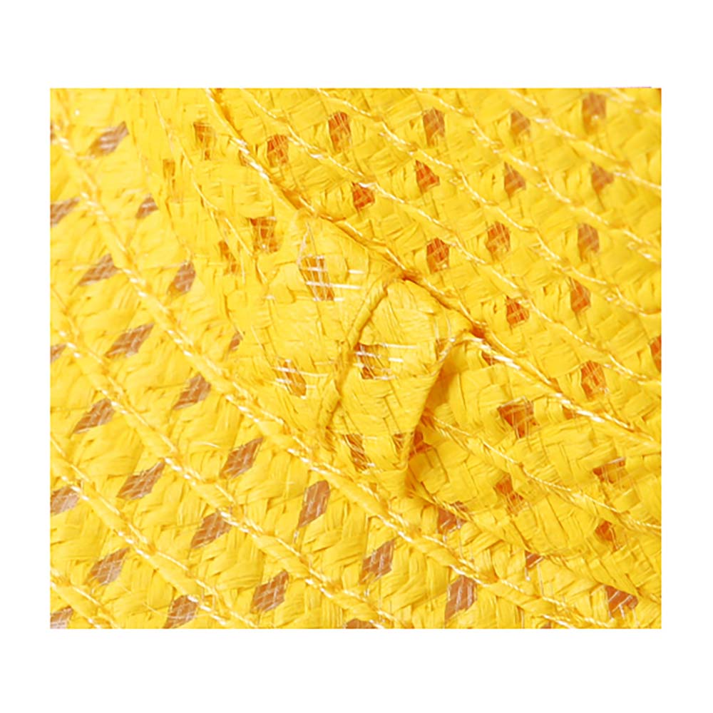HATEGORY Cut Out Straw Sun Hat