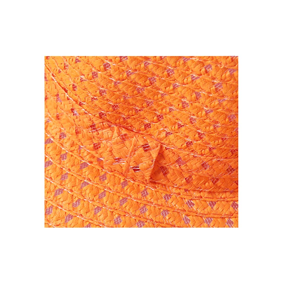 HATEGORY Cut Out Straw Sun Hat