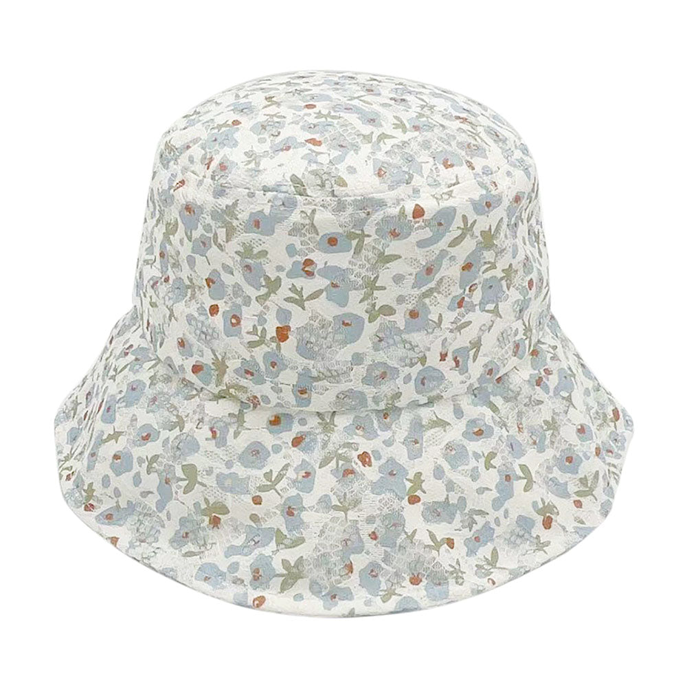 HATEGORY Flower Patterned Bucket Hat