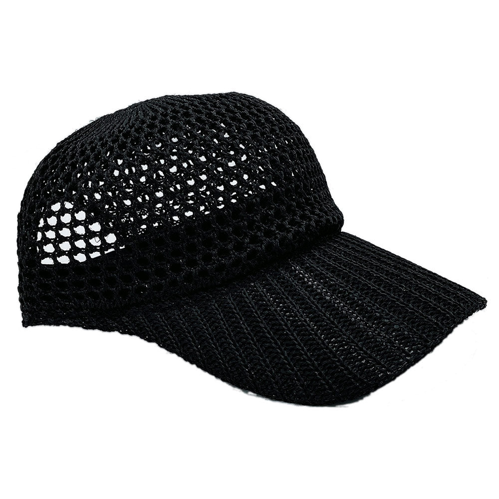 HATEGORY Lurex Metallic Baseball Cap