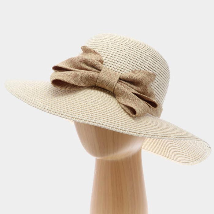 HATEGORY Straw Hat With Bow