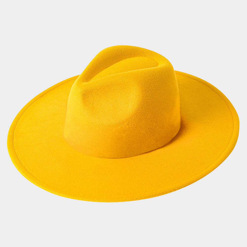 HATEGORY Solid Panama Hat