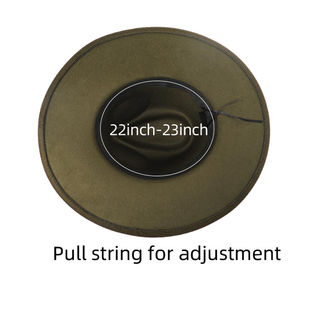 HATEGORY Colorful Chain Accented Solid Panama Hat