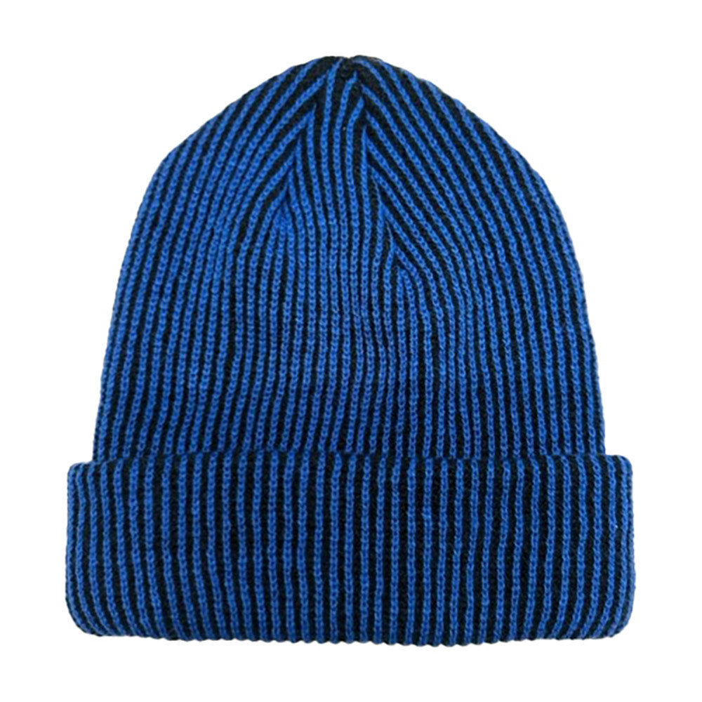 HATEGORY Woven Two Tone Beanie Hat