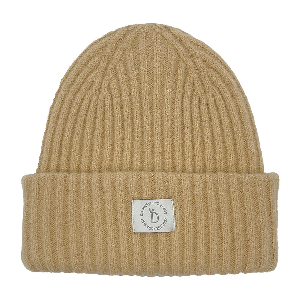 HATEGORY Solid Knitted Beanie Hat