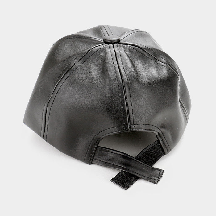 HATEGORY Crystal Embellished Baseball Cap