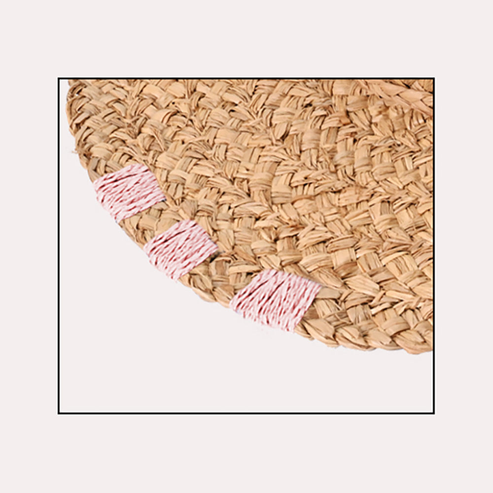 HATEGORY Raffia Pointed Straw Sun Hat