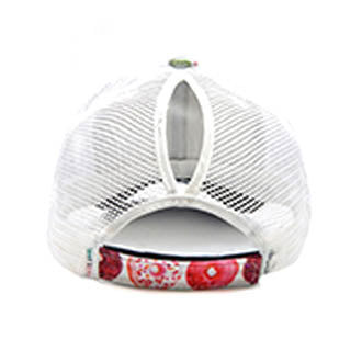 HATEGORY Donuts Pattern Mesh Back Baseball Cap