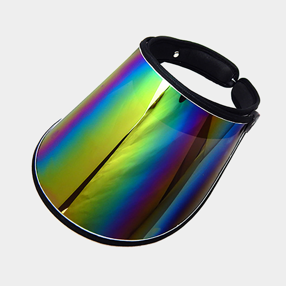 HATEGORY Hologram Fashion Visor Sun Hat