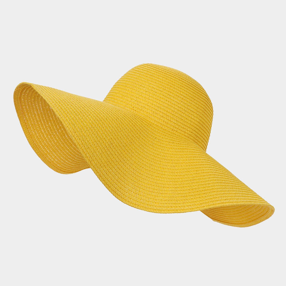 HATEGORY Basic paper straw floppy sun hat