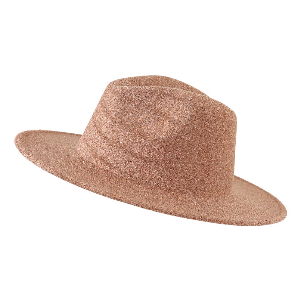 HATEGORY Felt Solid Panama Hat