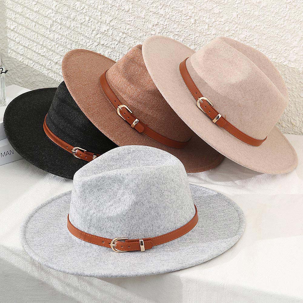 HATEGORY Belt Style Trim Panama Hat