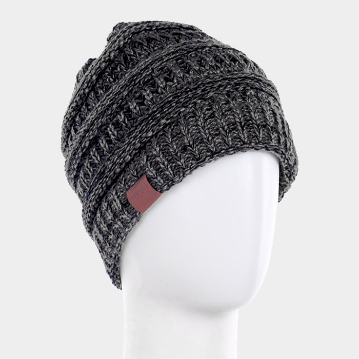 HATEGORY Soft Cable Knit Beanie