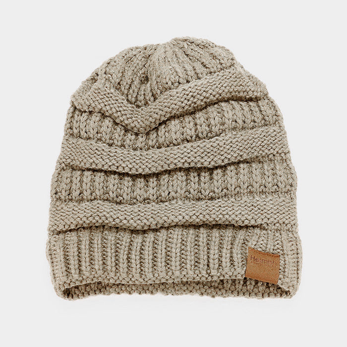 HATEGORY Soft Cable Knit Beanie