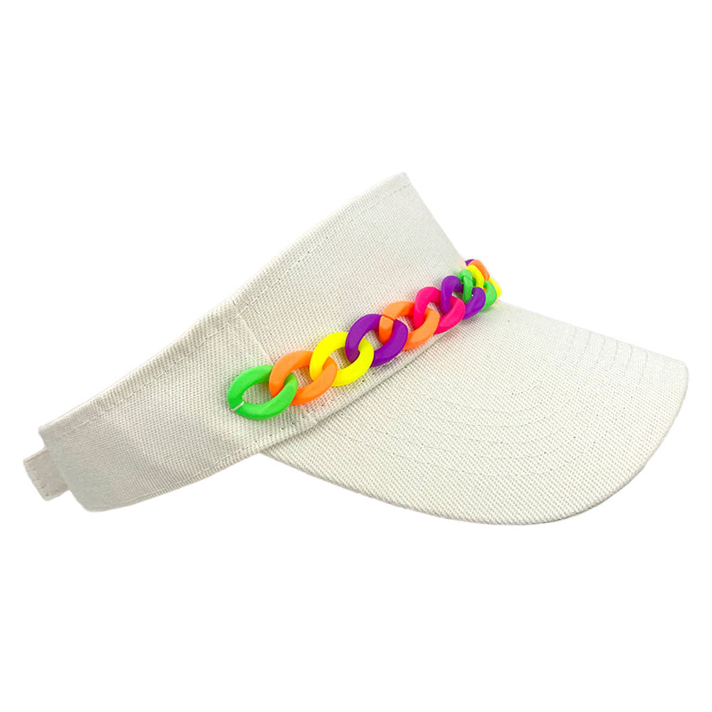 HATEGORY Chain Band Visor Hat