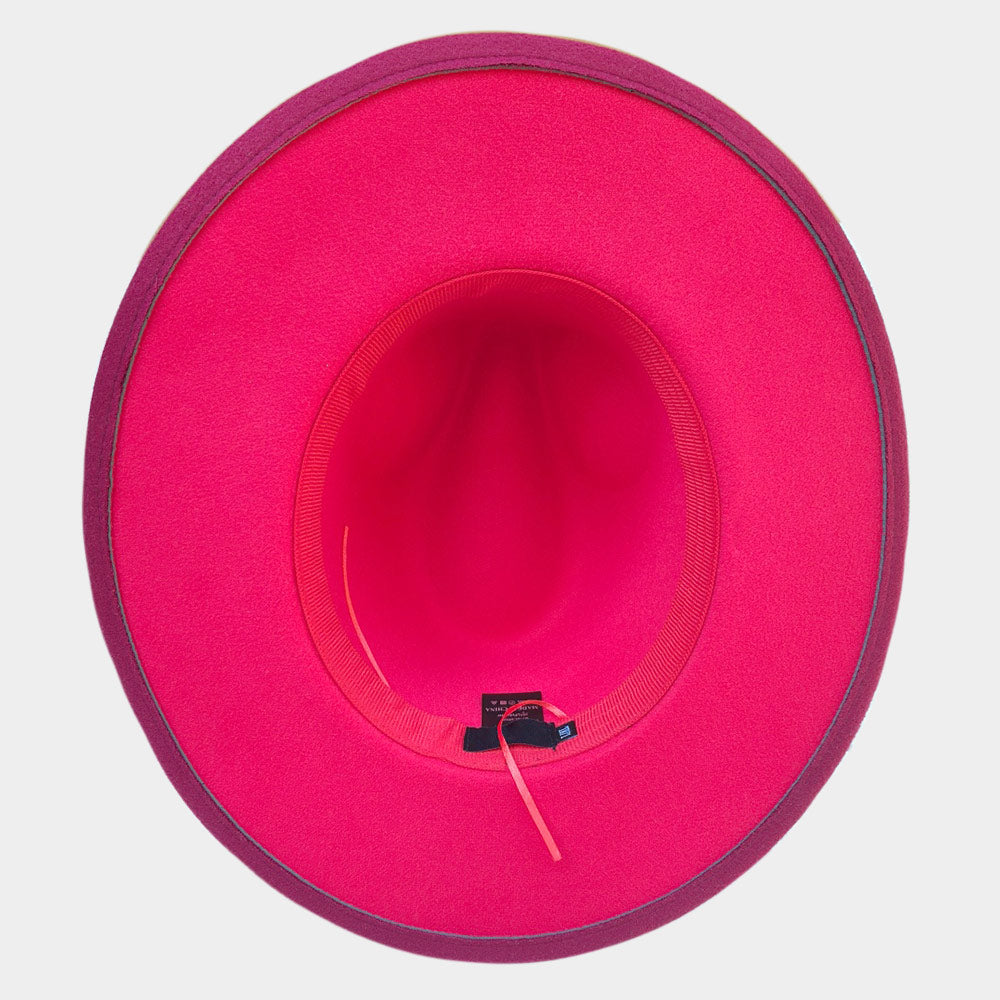 HATEGORY Belt Band Pointed Fedora Hat